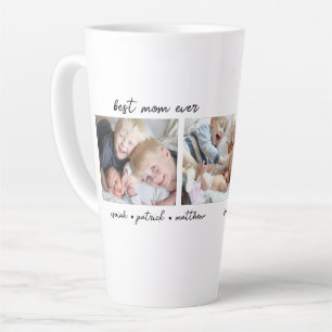 Tasse Latte Meilleure maman jamais enfants noms