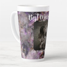 Meilleure maman jamais marbre de quartz violet Abs