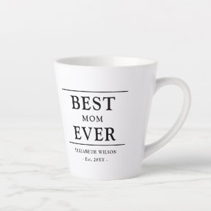 Tasse Latte Meilleure maman jamais mère mère cadeau