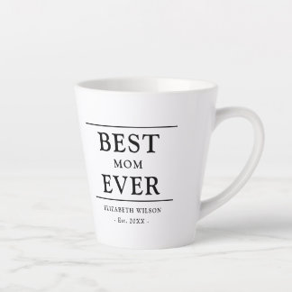 Tasse Latte Meilleure maman jamais mère mère cadeau