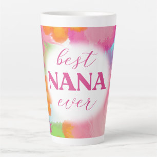 Tasse Latte Meilleure Nana de tous les temps Sublimation-25972
