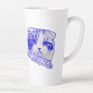 Tasse Latte Mème de chat amusant pour les amoureux de les chat