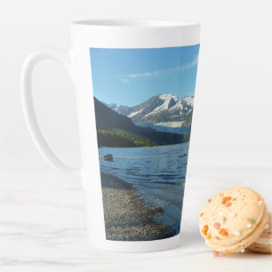 Tasse Latte Mendenhall Lake à Juneau en Alaska paysage