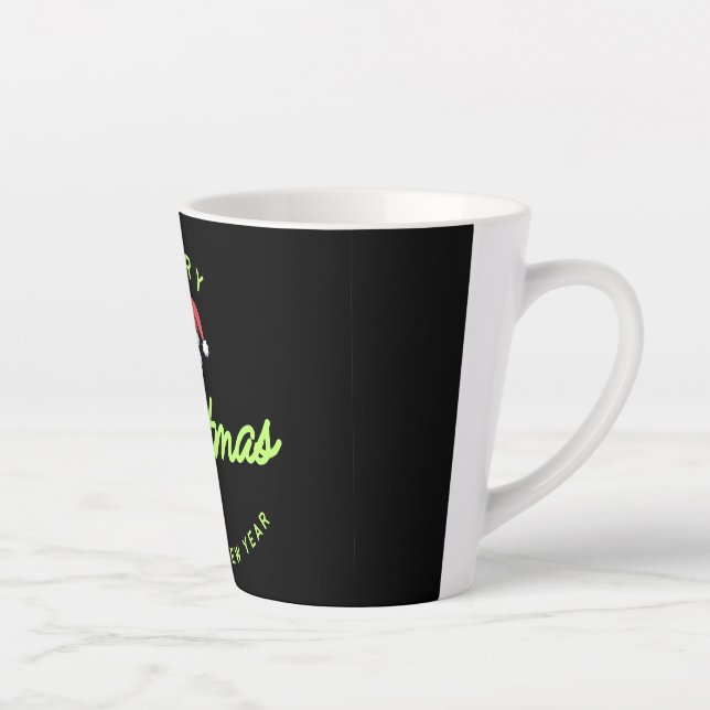 Tasse Latte Merry Christmas and Happy New Year (Droite)