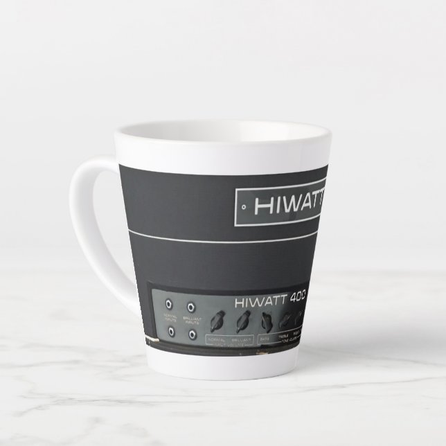 Tasse Latte Mettez votre latte sous forme de règles de tonalit (Angle gauche)