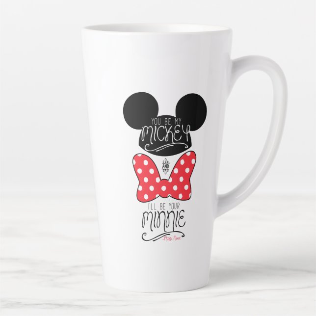 Tasse Latte Mickey et Minnie| Amour (Droite)