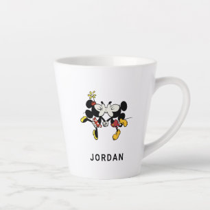 Tasse Latte Mickey et Minnie Kissing