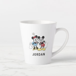 Tasse Latte Mickey et Minnie Mouse