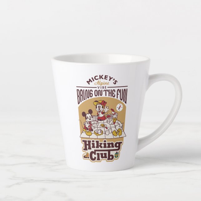 Tasse Latte Mickey et ses amis | Club Randonnée (Droite)