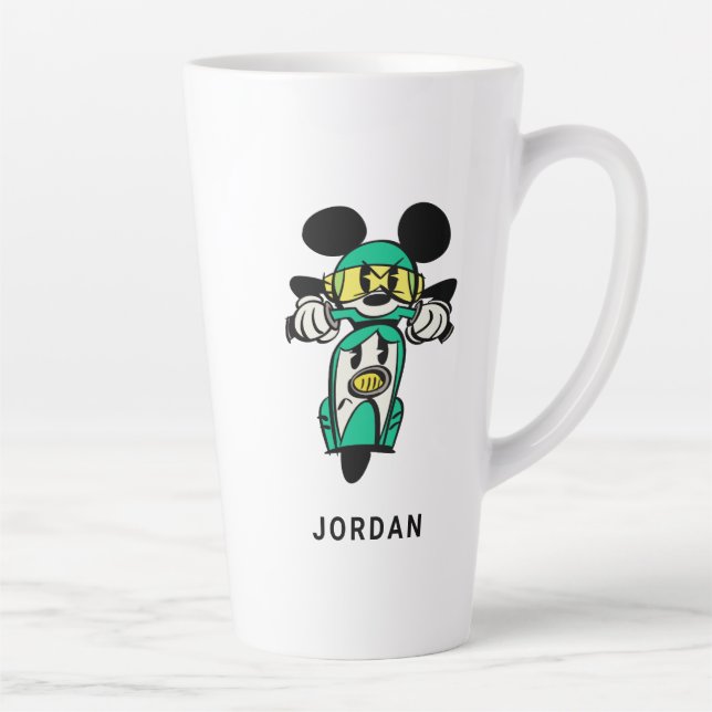 Tasse Latte Mickey français | Droit devant à Vespa (Droite)