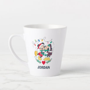 Tasse Latte Mickey & Minnie   Baisers de vacances