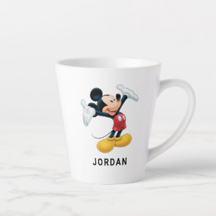 Tasse Latte Mickey moderne   Airbrushed