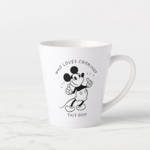 Tasse Latte Mickey Mouse   Mickey Mouse Qui aime la Cuisine