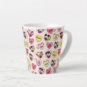 Tasse Latte Mickey Souris & Amis   Valentine Heart Candy