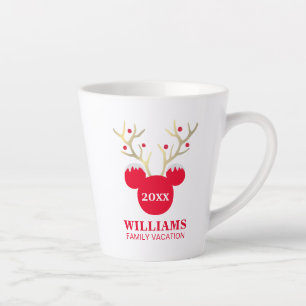 Tasse Latte Mickey   Vacances en famille de Noël