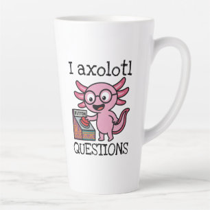 Tasse Latte Mignon Je me pose des questions de axolotl aztèque