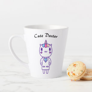 Tasse Latte Mignon Vétérinaire Kawaii Humour Soins Animaux Drô