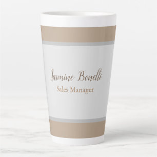 Tasse Latte Minimaliste moderne professionnel