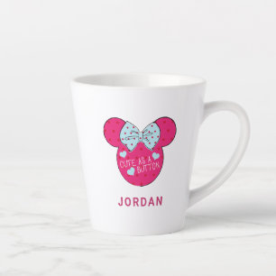 Tasse Latte Minnie   Cute comme un bouton