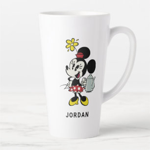 Tasse Latte Minnie française Minnie avec théière