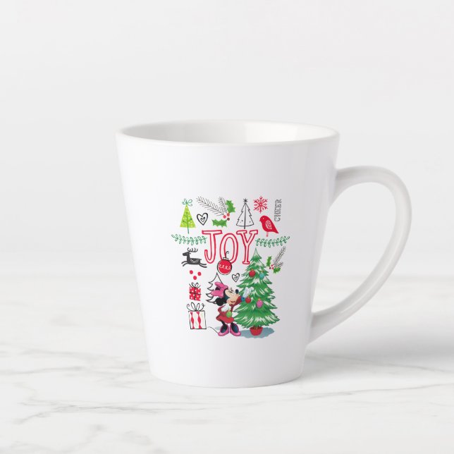 Tasse Latte Minnie | Minnie's Christmas Joy (Droite)