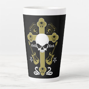 Tasse Latte Mode Goth Rock