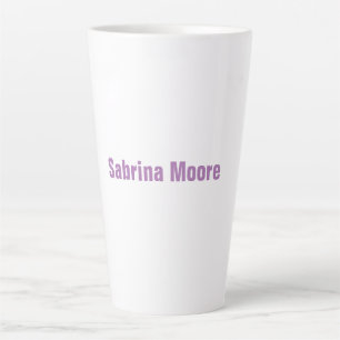 Tasse Latte Moderne minimaliste professionnel simple