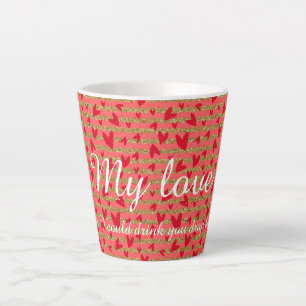 Tasse Latte Mon amour je souhaite.. version 2