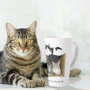 Tasse Latte Mon chat a des chats