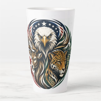 Tasse Latte Monde de la faune Unité Football Animal Art 2026