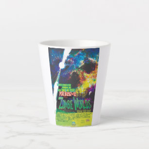 Tasse Latte Monde de zombies Halloween Galaxie d'Horreurs