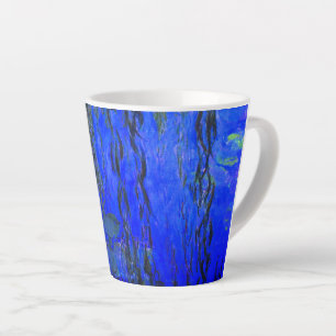 Tasse Latte Monet Lys d'eau et Branches de saules de pleurs