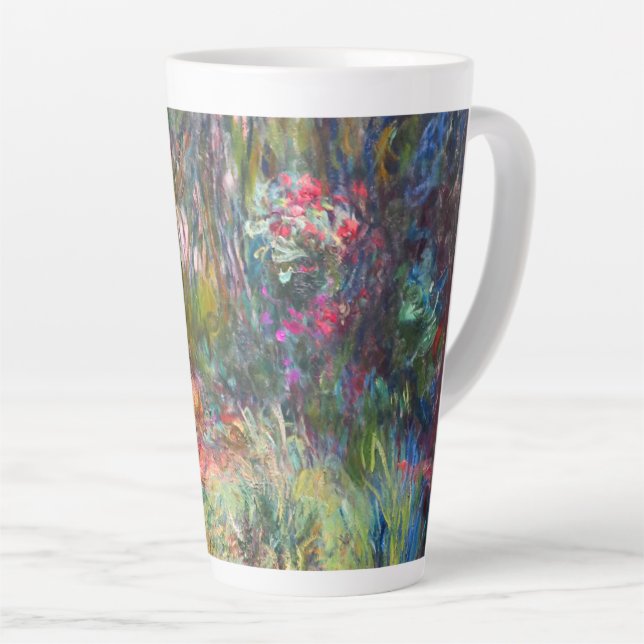Tasse Latte Monet Water Lily Pond (Angle droit)