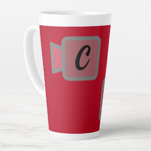 Tasse Latte Monogramme