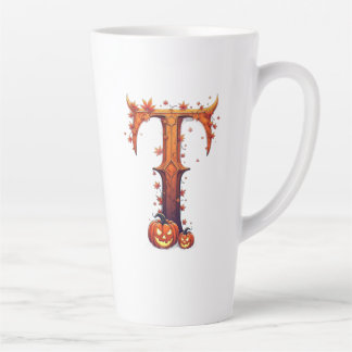 Tasse Latte Monogramme Halloween T