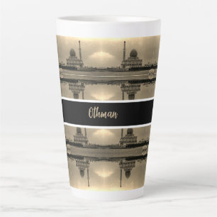 Tasse Latte Mosquée Al-Muradiya Bagdad Irak vintage