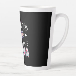 Tasse Latte Mother Art   Le bonheur, c'est être une Nana Flora