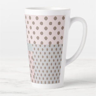 Tasse Latte Motif à points 