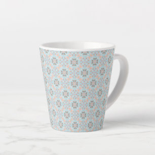 Tasse Latte Motif coquillage sans couture