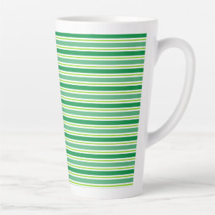 Tasse Latte Motif de bandes vertes pour la Saint-Patrick-54608