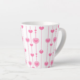 Tasse Latte Motif de coeur 26