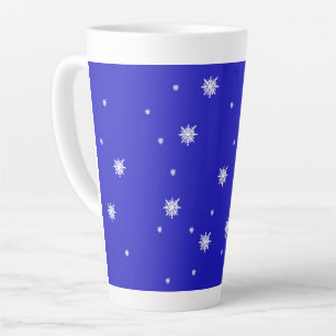 Tasse Latte Motif de danse Snowflake
