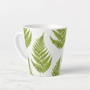 Tasse Latte Motif de fouille aquarelle