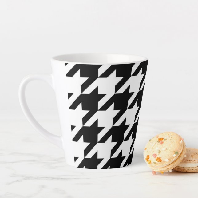 Tasse Latte motif de pied de (En situation)