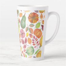 motif de Thanksgiving - citrouilles et feuilles