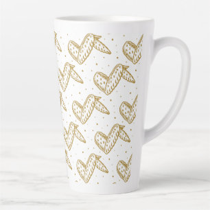 Tasse Latte Motif des ailes de poulet