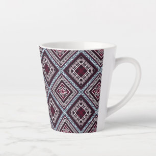 Tasse Latte Motif d'ornement