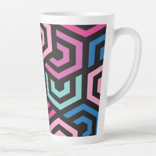 Tasse Latte Motif géométrique