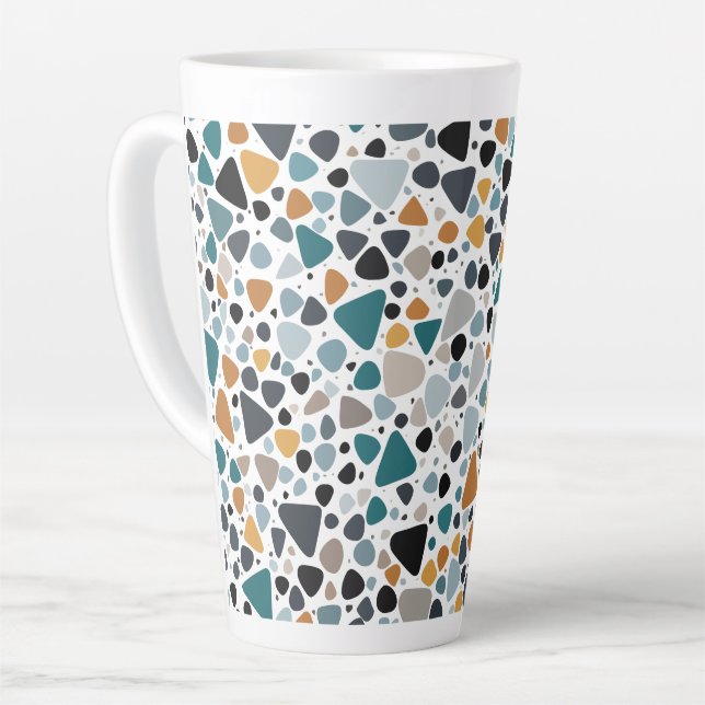 Tasse Latte Motif Terrazzo (Angle gauche)
