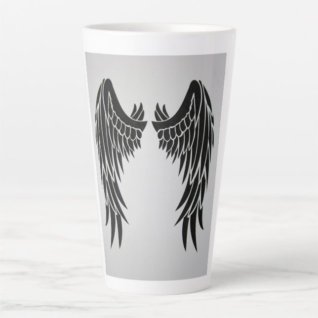 Tasse Latte Mugshot : Conception unique pour votre café (Devant)